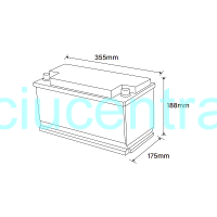 ULTIMATRON 12V/100Ah LITHIUM akumuliatorius